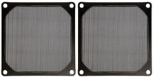 2x 120mm Black Aluminum Computer Case Fan Mesh Grill / Guard / Filter