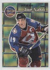 1999-00 Pacific Prism Holographic Gold 347/480 Joe Sakic #41 HOF 2d8