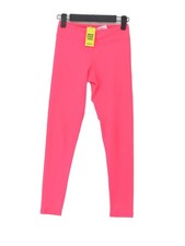 90 Degree Women's Leggings M Pink Polyester with Spandex Cropped