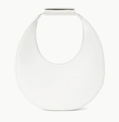 NWT Staud Leather Moon Bag - Color Paper White