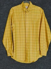 Brooks Brothers Men's Original Polo Shirt Plaid Non Iron Supima Cotton Size S