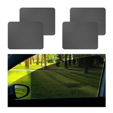 Sylvil 4PCS Car Side Window Sunshade, Static Cling Auto Shade Film Sticker fo...