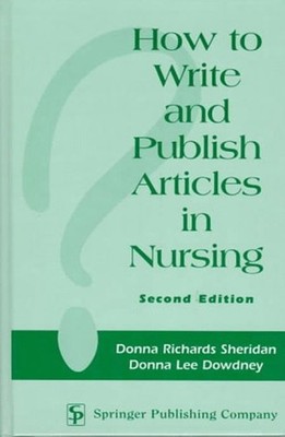 How to Write and Publish Articles in Nursing Hardcover
