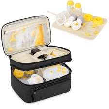 BAFASO Breast Pump Bag Compatible with Medela 1 Count Pack of 1 , Black