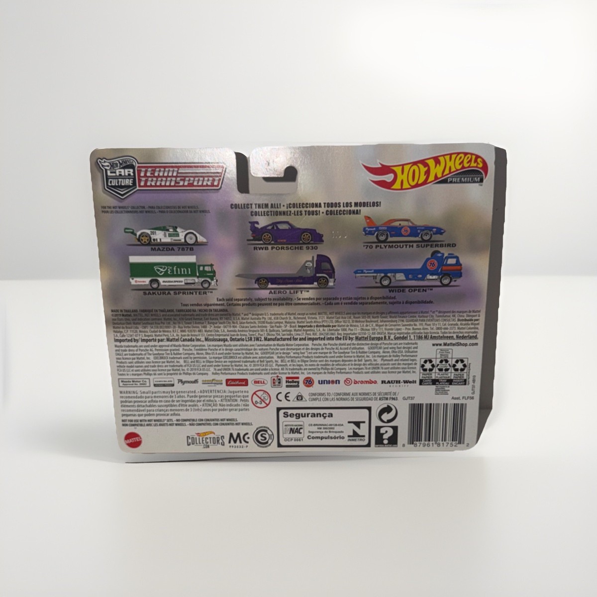 Hot Wheels RWB Porsche 930 Aero Lift Team Transport 1:64 Purple