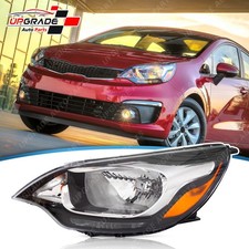 Halogen Headlight Lamp For 2012-2017 Kia Rio Sedan Driver W/Bulb 92101-1W100