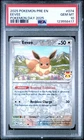 2025 POKEMON PRE EN-PRISMATIC EVOLUTIONS POKEMON DAY 2025 #074 EEVEE PSA 10