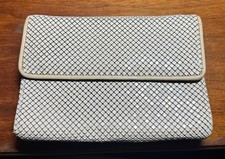 Vintage 1980's Whiting Davis Mesh Evening Bag Purse w/Strap
