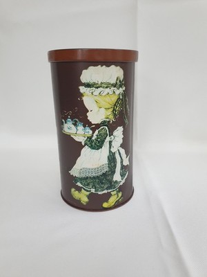 Sarah Kay Blechdose Vintage H21 Ø12cm Valentine Australia Dose Tin Can Box 70er