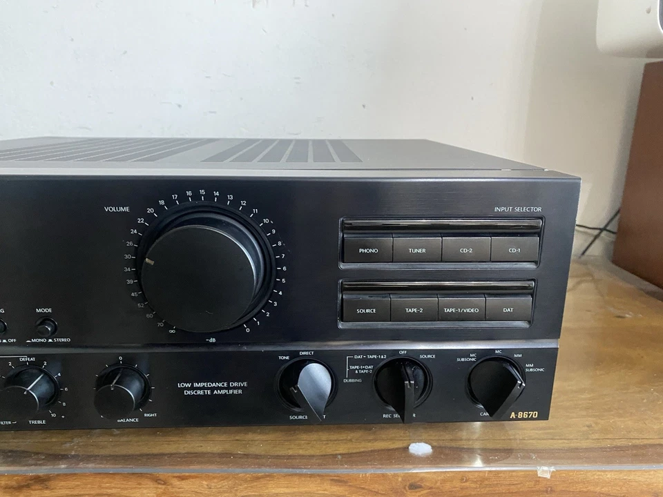 Onkyo Integra A-8670 Integrated Stereo Verstärker HiFi Amplifier - Bild 3 von 4