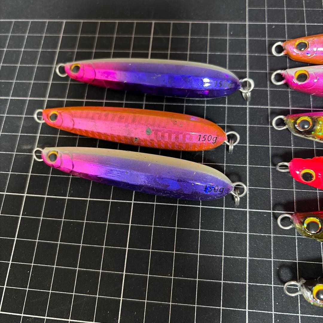 Crew Assault Metal Jig 9pcs, 150g/200g, Slightly Damaged, Fishing Lure - Image 3