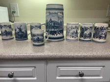 Vintage Ceramic Heineken Mugs