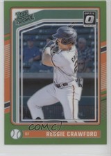 2024 Donruss Optic Rated Prospects Lime Green Prizm 101/149 Reggie Crawford 0z8z