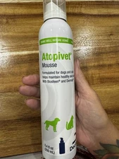 Dechra Atopivet Mousse 250 ml 8.4oz Supports Healthy Skin Barrier in Dogs & Cats