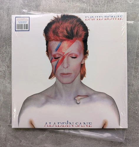 David Bowie - Aladdin Sane 45th Anniversary LP Silver Vinyl Mint Unplayed