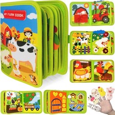 Busy Book for Toddlers, Montessori Toys Busy Board for Toddlers, Gifts for Bo...