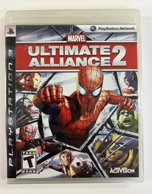 NEW Marvel Ultimate Alliance 2 Sony PlayStation 3 PS3 2009 Activision Sealed CIB