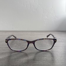Coach Eyeglasses HC 6065 5288 Confetti Purple FRAMES ONLY 51  17 135 MM Gold