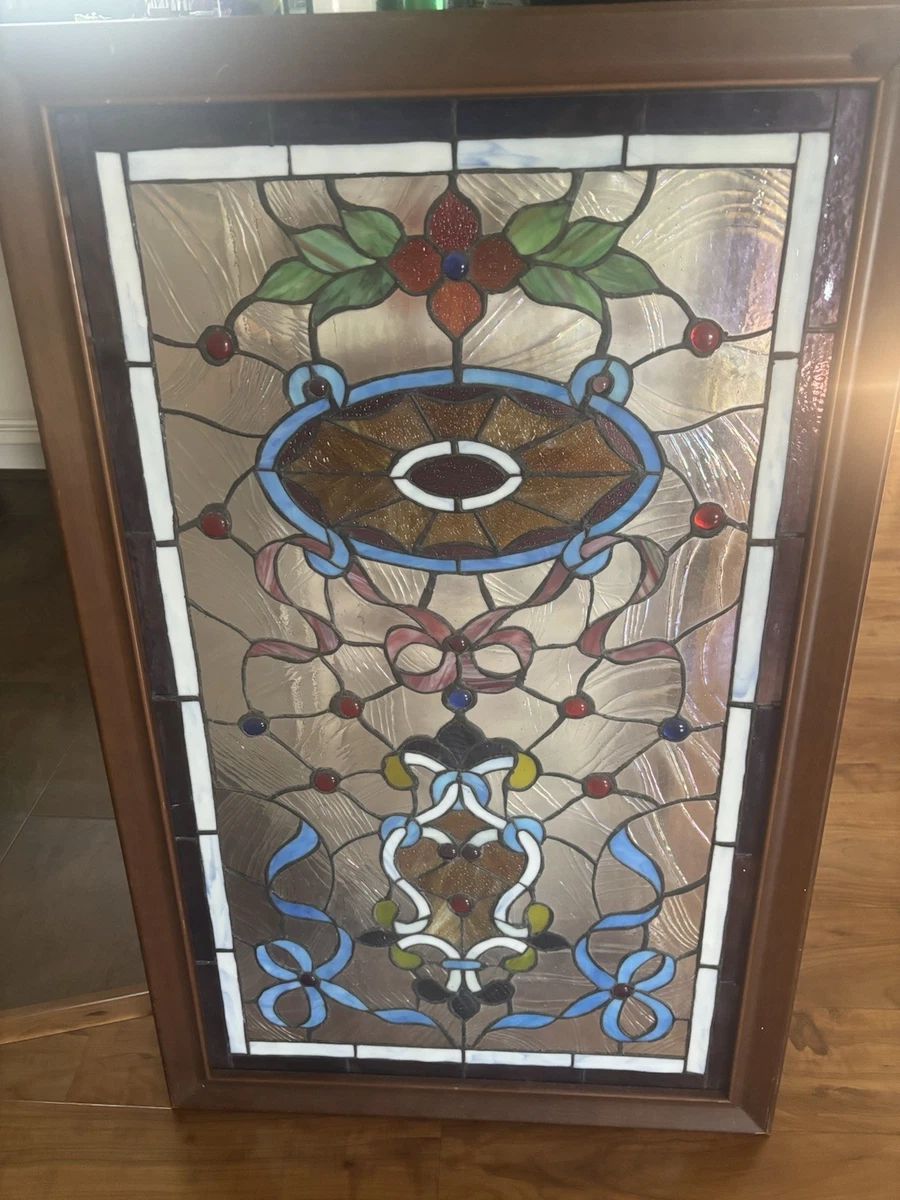 Large Antique Stained Glass for sale | eBay