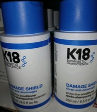 K18 Damage Shield Protective Conditioner, 8.5 oz Lot Of 2 