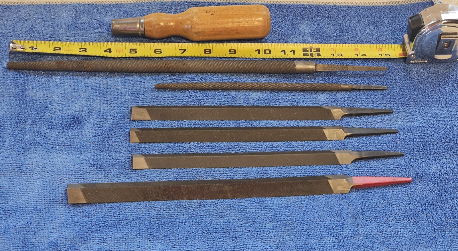 Vintage Round/Triangle Files Nicholson - Simonds - Atkins - Craftsman Lot of 6