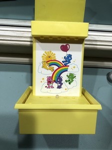 Vintage Care Bears Mini Indoor Water Fountain Working