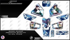 Razor MX350 NEW MODEL graphics kit decals THICK AND HIGH GLOSS