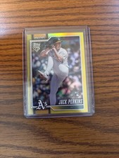 2025 Series 1 Topps Jack Perkins Gold Foil #206 Oakland As /399 Rookie RC SP