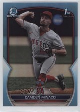 2023 Bowman Draft Chrome Sky Blue Refractor Camden Minacci #BDC-23 uk2