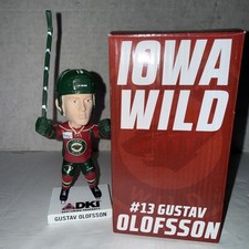 Gustav Olofsson #13 Iowa Wild AHL Bobblehead SGA NIB