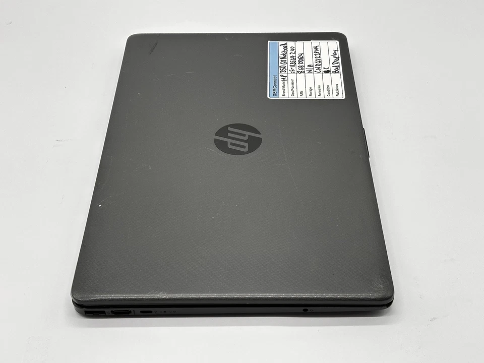HP 250 G8 Notebook PC, Core i5-1135G7 @ 2.40GHz, 8GB RAM, No HDD/OS/Charger - Image 4 of 4