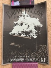 Brian Fallon Live At Crossroads Poster 2/18/21 (Gaslight Anthem)