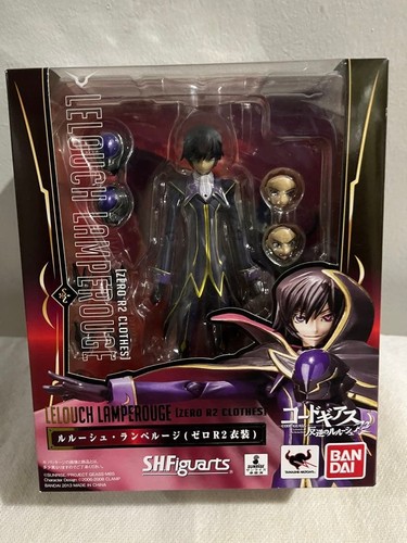 Bandai S.H.Figuarts Code Geass Lelouch Lamperouge Zero R2 Costume Figure Japan - Picture 1 of 9