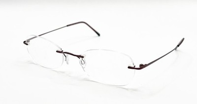 NEW MARCHON AIRLOCK 760/6 62 AUBERGINE AUTHENTIC EYEGLASSES 51-20