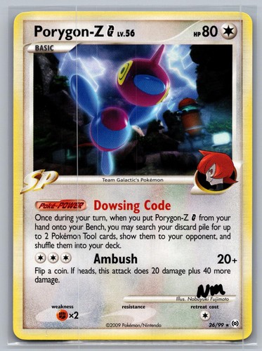 Porygon-Z G 26/99 Rare Arceus Pokemon Near Mint