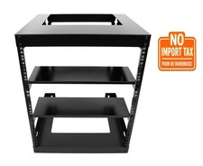 Raising Electronics 12U Wall Mount Open Frame 19 Inch Server Equipment Rack 15 I