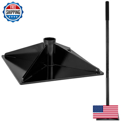 Acostop Upgraded Heavy-Duty Steel Tamper 10X10 Effortless Ergonomic Soil Tamper