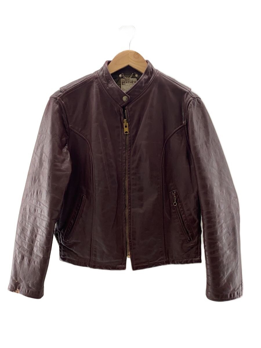 This Genuine Leather/Leather Jacket Blouson/-/Leather/Brw 2712