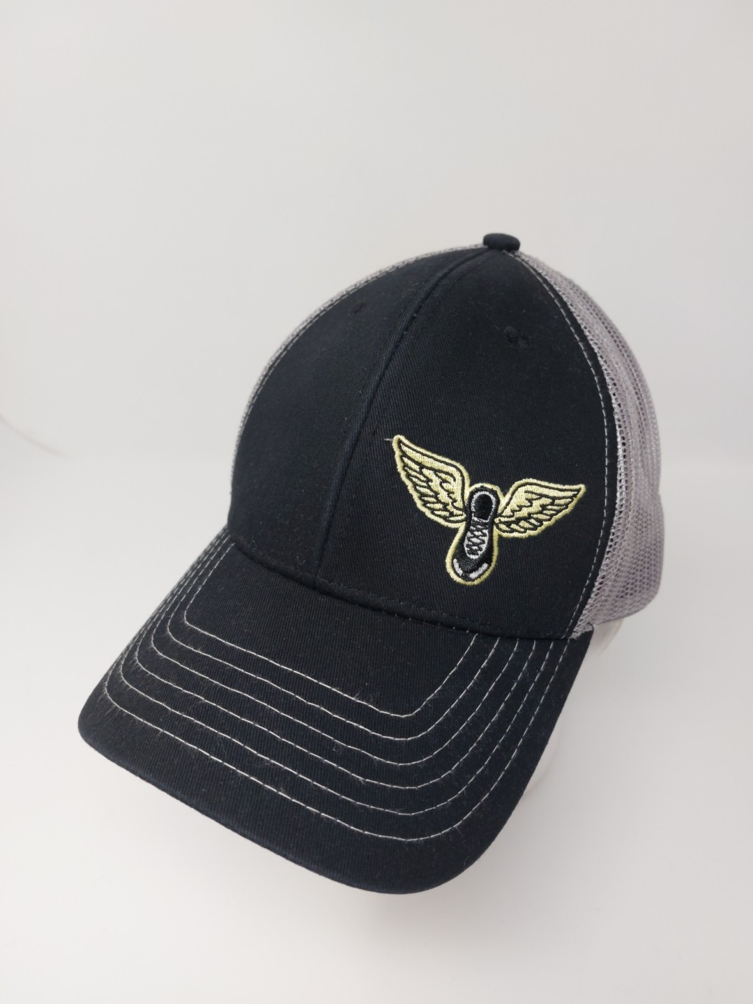 Ghost Runner Brewery Snapback Hat Adjustable Mesh… - image 2