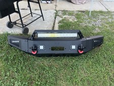 Off Road Steel Front Bumper With Led Lights For Chevy Silverado 2019-2026 Off Road Steel Front Bumper With Led Lights For Chevy Silverado 2019-2026