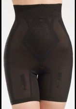 Rago 6228 Girdle High Waist Leg Shaper Medium Shaping Black M