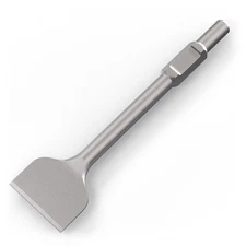 TOOVEM Hex Shank Masonry Chisel, 4 Inch Wide Alloy Steel Demolition Jack Hamm...