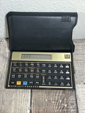 Vintage Hewlett Packard HP-12C Financial Calculator With Case Works Great HP12C