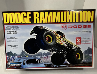Lindberg 1/24 Dodge Rammunition Monster Truck 2006 Ram Pickup Plastic Model Kit
