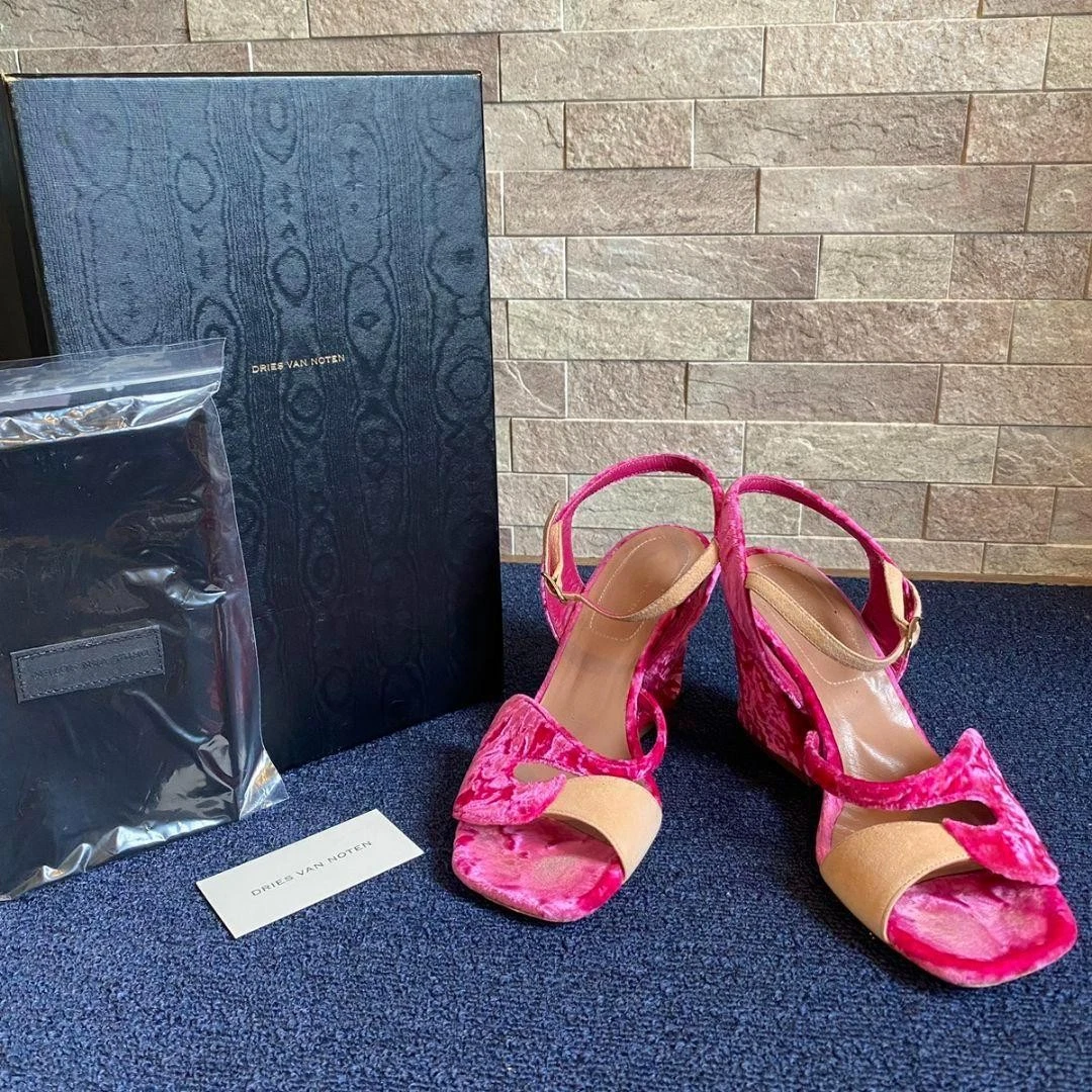 VANS Sandali decolte DRIES VAN NOTEN 22 cm nuovi imballati