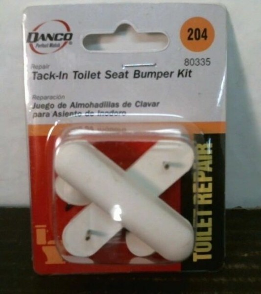 Danco 80335 Tackin Toilet Seat Bumper Kit White for sale online eBay