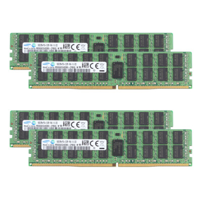 SAMSUNG 4x 16GB 2RX4 PC4-2133P PC4-17000R DDR4 REG-ECC DIMM Server