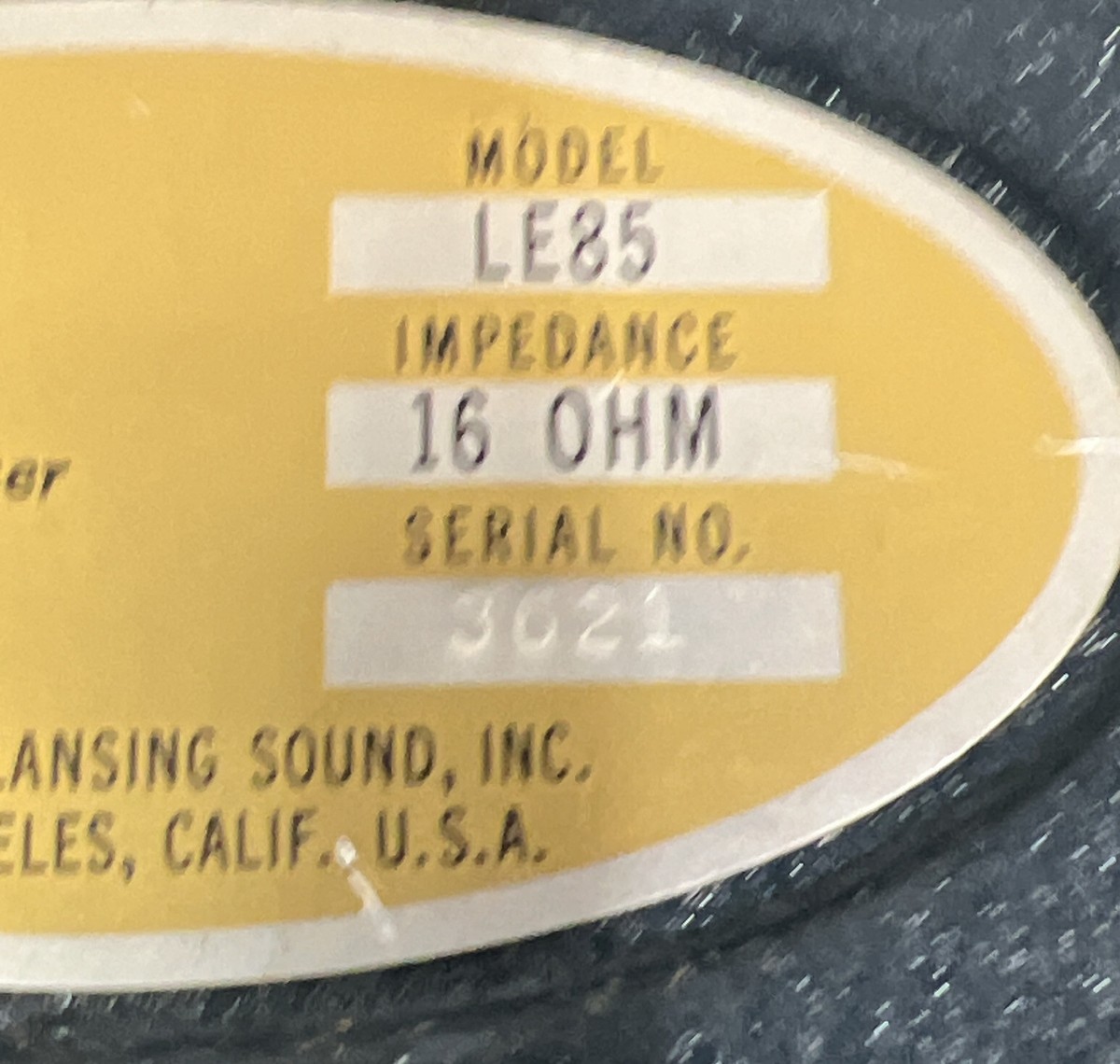 JBL LE85 Drivers & H91 Horns 16 Ohms Blue Speakers Olympus JBL LE85 Drivers & H91 Horns 16 Ohms Blue Speakers Olympus