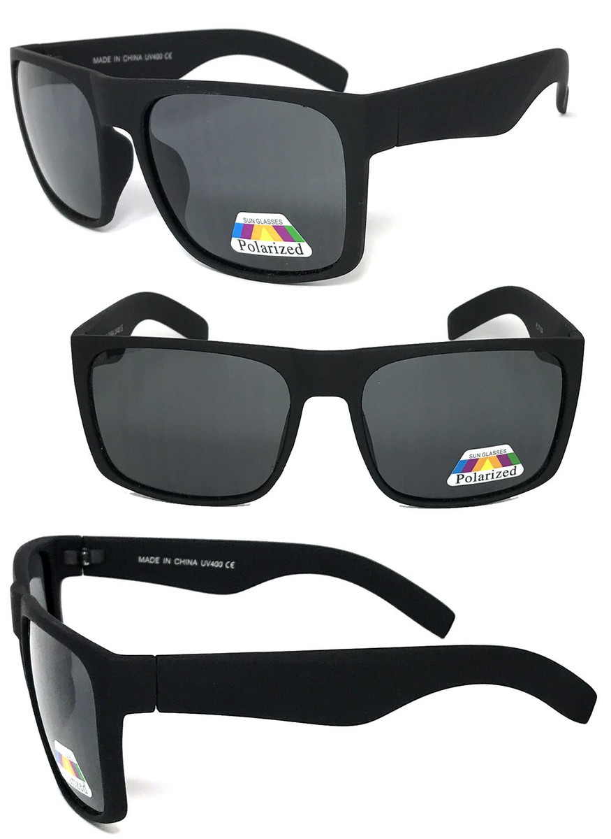 Mens Womens Oversized Square Polarized Sunglasses Motor  display picture 1