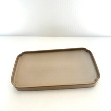Hearth  Hand Magnolia Stoneware Bathroom Tray Organizer Honey Brown 6  x 11  NEW